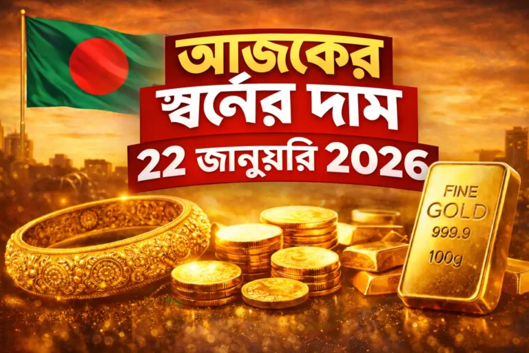 আজকের স্বর্ণের দাম ২২ জানুয়ারি ২০২৬