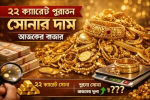 22 ক্যারেট পুরাতন স্বর্ণের দাম কত today ২০২৬ বাংলাদেশ