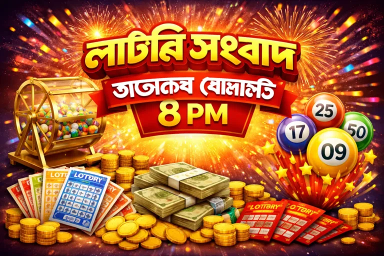লটারি সংবাদ আজকের রেজাল্ট 8 pm